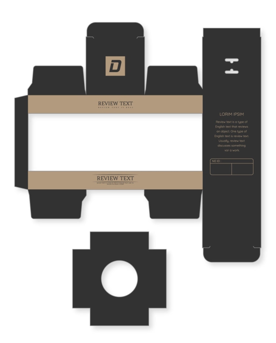 Maquetación proceso packaging